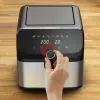Tefal Easy Fry Mega EY855D10 fryer Single 7.5 L Stand-alone 2020 W Hot air fryer Black, Stainless steel
