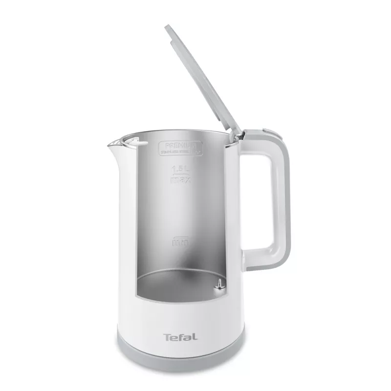 Electric kettle Tefal KO6931, 1.5 L, 1800 W, white, 5 temp settings, keep-warm 30 min