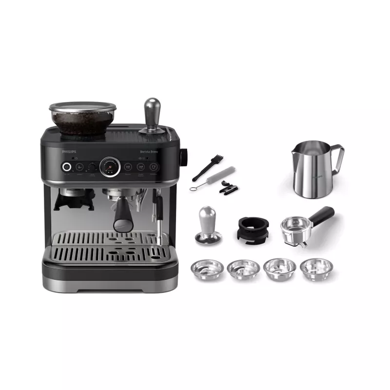 Philips Barista Brew PSA3218/10 Espresso Machine with Cappuccinatore, Black