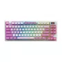 MSI FORGE GK600 TKL WIRELESS VIOLET keyboard Gaming USB + Bluetooth QWERTY UK English Pink, Violet, White