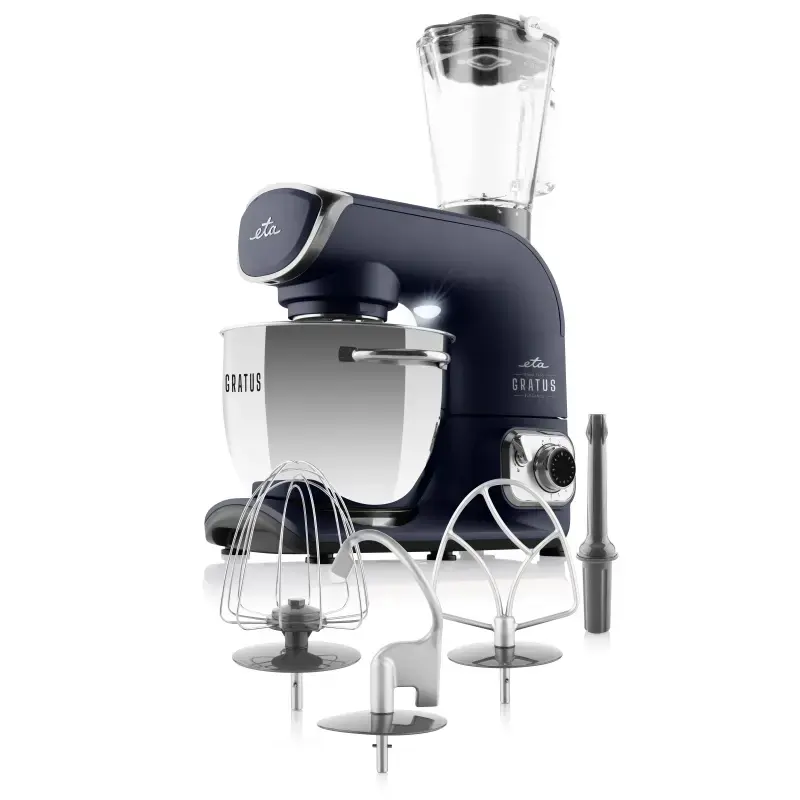 Kitchen machine ETA Gratus EVO Elegance — 1500 W, 8 speeds, 3.5 L bowl, blue