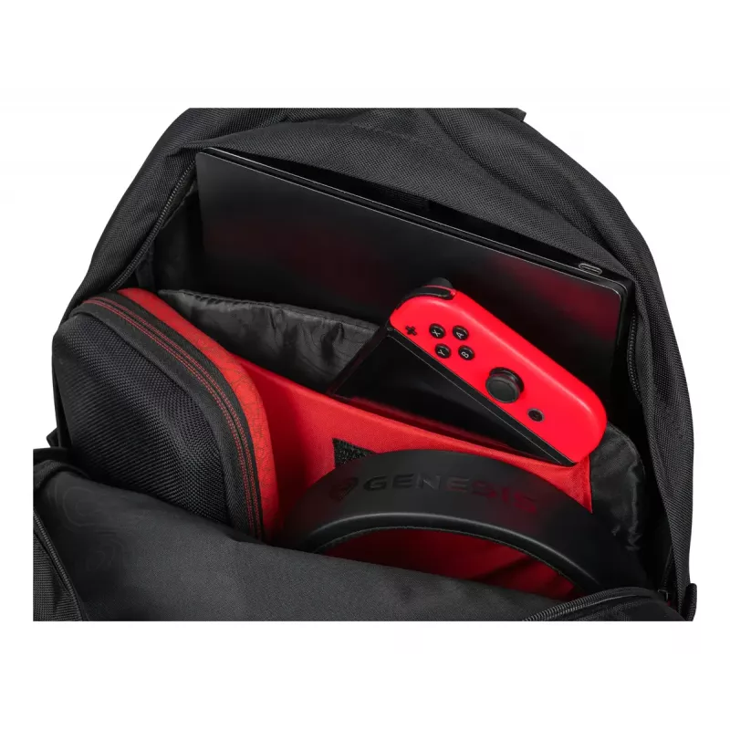 Gaming backpack Genesis GENESIS Palladium 200 — Black, polyester, 140×280×400 mm