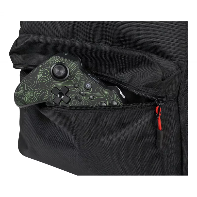Gaming backpack Genesis GENESIS Palladium 200 — Black, polyester, 140×280×400 mm