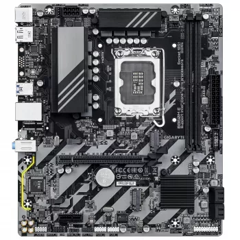 Micro-ATX motherboard GIGABYTE B860M E — LGA 1851 for Intel Core Ultra, DDR5 up to 8800 MHz (O.C), 2×PCIe 4.0 M.2, 1GbE