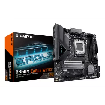 Motherboard GIGABYTE B850M EAGLE WIFI6E Socket AM5 for AMD Ryzen 7000/8000/9000, DDR5 up to 8200MHz (OC), PCIe 5.0, Wi‑Fi 6E, 2.5 GbE