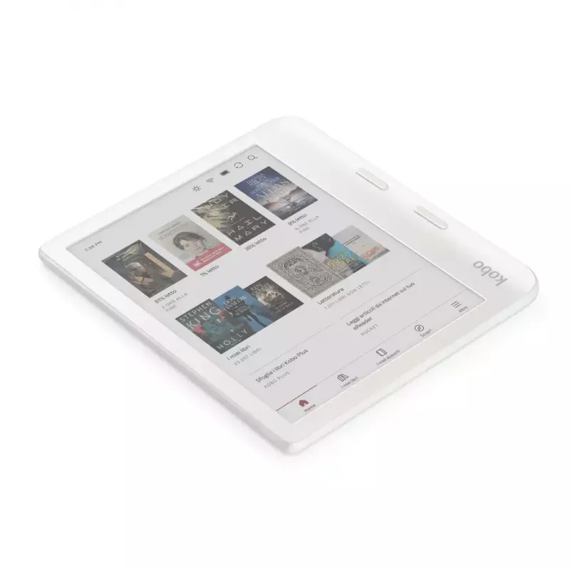 E-book reader Kobo Libra Colour 7 inch E Ink Kaleido, 32 GB, Wi‑Fi, Bluetooth, Waterproof, White