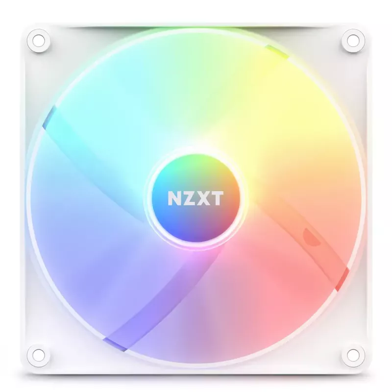 Fan NZXT F140 RGB Core 14 cm White 500-1500 RPM Fluid Dynamic Bearing