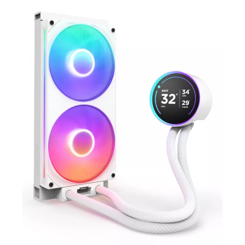 All-in-one liquid cooler NZXT Kraken Elite 280 RGB 14 cm White