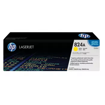 HP 824A Yellow Original LaserJet Toner Cartridge, 21000 pages, Yellow, 1 pc(s)
