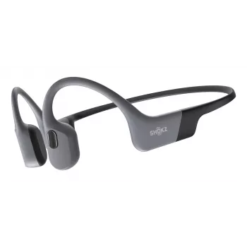 Headset Shokz OpenSwim Pro — open-ear bone conduction wireless headset, IP68 waterproof, Bluetooth 5.4, 32 GB, 9 h playback, grey