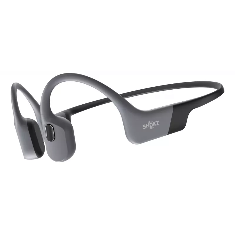 Headset Shokz OpenSwim Pro — open-ear bone conduction wireless headset, IP68 waterproof, Bluetooth 5.4, 32 GB, 9 h playback, grey