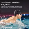Headset Shokz OpenSwim Pro — open-ear bone conduction wireless headset, IP68 waterproof, Bluetooth 5.4, 32 GB, 9 h playback, grey