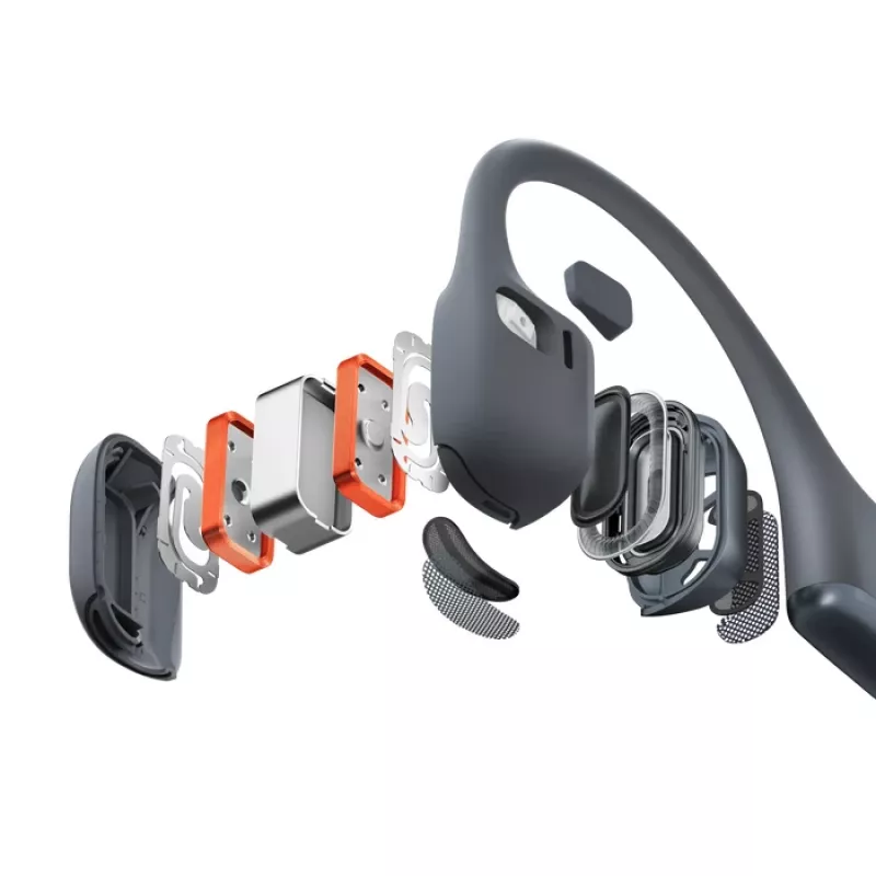 Headset Shokz OpenRun Pro 2 binaural wireless ear-hook headset, IP55, 12 h playback, Bluetooth 5.3, 150 mAh, black
