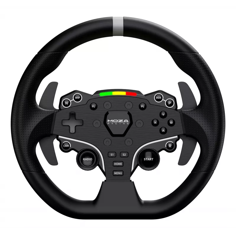 Moza Racing R3 Racing Wheel and Pedals for PC, Steering wheel + Pedals, PC, D-pad, Menu button, Mode button, Pause/Set button, Start button, Digital, Unlimit, Direct drive