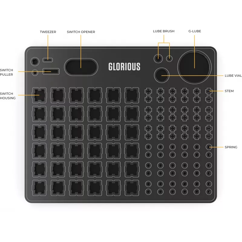 Glorious Gaming Lube Station Keyboard switches lube station