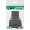 InLine HDMI to DVI Adapter HDMI female / DVI male flexible gold plated 4K2K