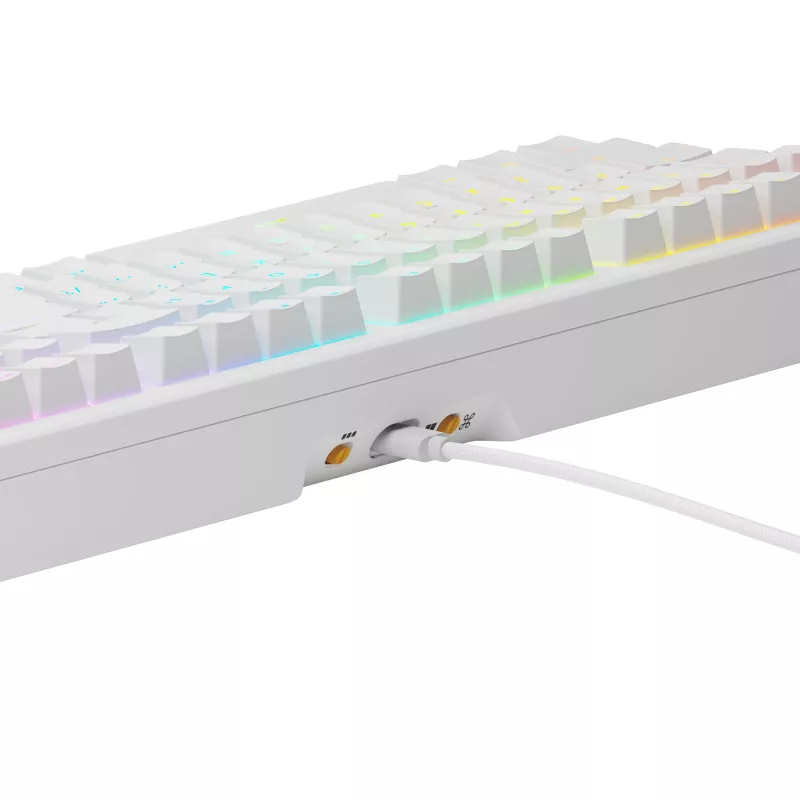 Mechanical Full-size (100%) Wired Keyboard GLORIOUS GMMK 3 HE — White, USB, QWERTY, RGB
