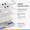 Mechanical Full-size (100%) Wired Keyboard GLORIOUS GMMK 3 HE — White, USB, QWERTY, RGB
