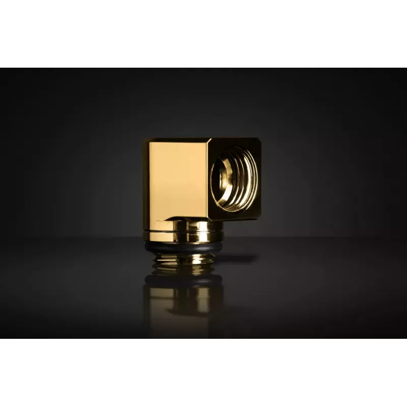 Fitting EK Water Blocks Brass Gold 20.8mm Height 1.65cm Diameter