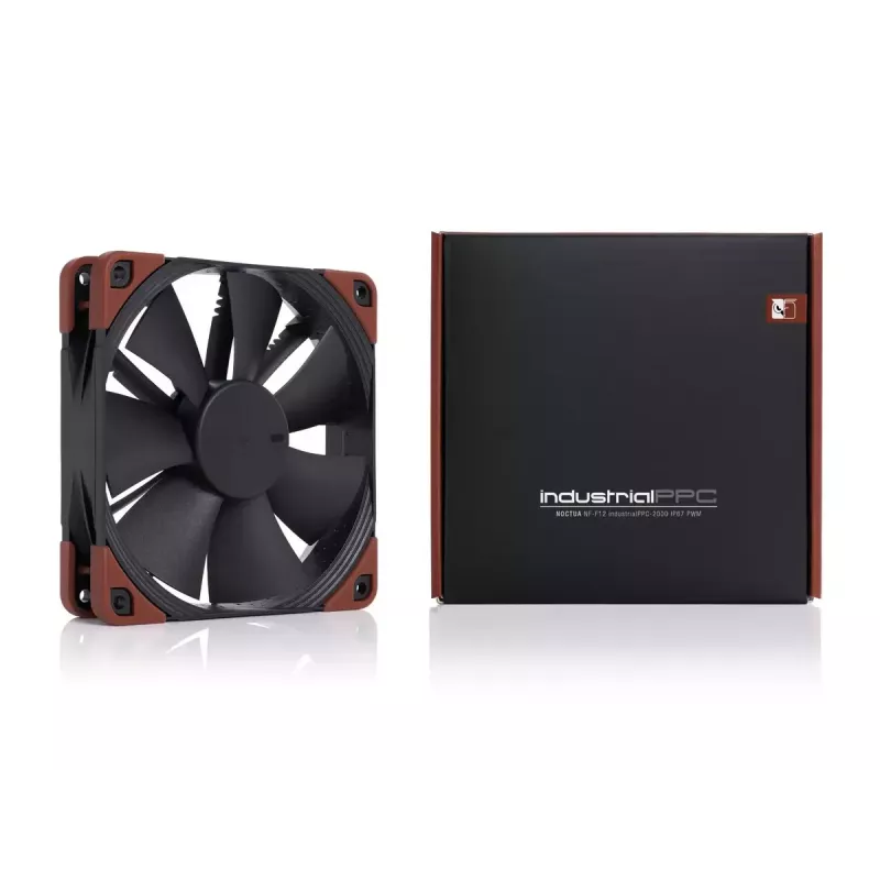 Fan Noctua NF-F12 INDUSTRIALPPC-2000 12 cm 450-2000 RPM Black Brown