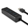 Axagon HUE-S2BP 4x USB 3.0 CHARGING hub w. 1.2m cable incl. AC adapter