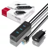 Axagon HUE-S2BP 4x USB 3.0 CHARGING hub w. 1.2m cable incl. AC adapter