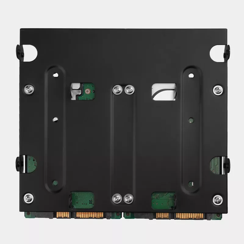 Axagon RHD-435 bracket for 4x 2.5 inch or 2x 2.5 inch HDD/SSD & 1x 3.5 inch HDD into 5.25 inch bay, metal