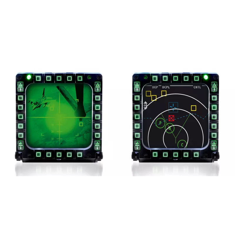 Thrustmaster MFD Cougar Pack Black Joystick PC