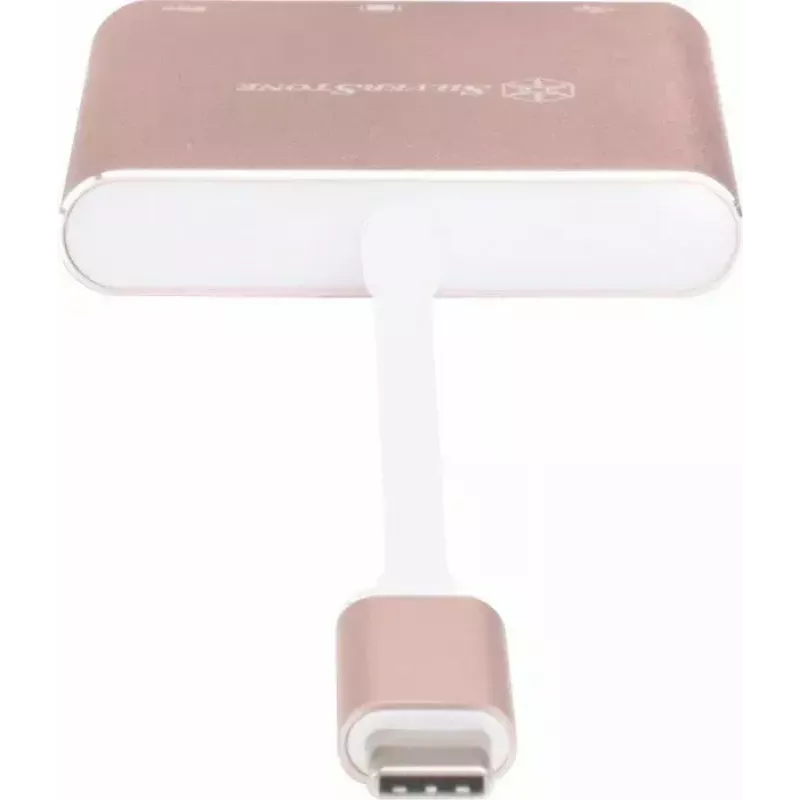 USB-C to HDMI Video Adapter SILVERSTONE EP08 (USB‑C 3.1, HDMI) Pink
