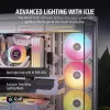 CORSAIR Icue Link Lx140-r RGB 140mm Pwm Reverse Fans Starter Kit - White
