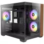PC Case Antec CX600M Midi Tower Black, Wood