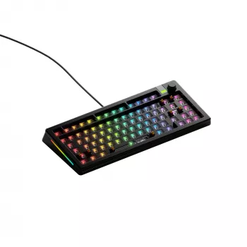 Mechanical Keyboard GLORIOUS GMMK 3 PRO 75% Barebones Wired USB, RGB, Black, 2 m cable