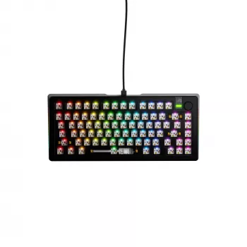 Mechanical Keyboard GLORIOUS GMMK 3 PRO 75% Barebones Wired USB, RGB, Black, 2 m cable