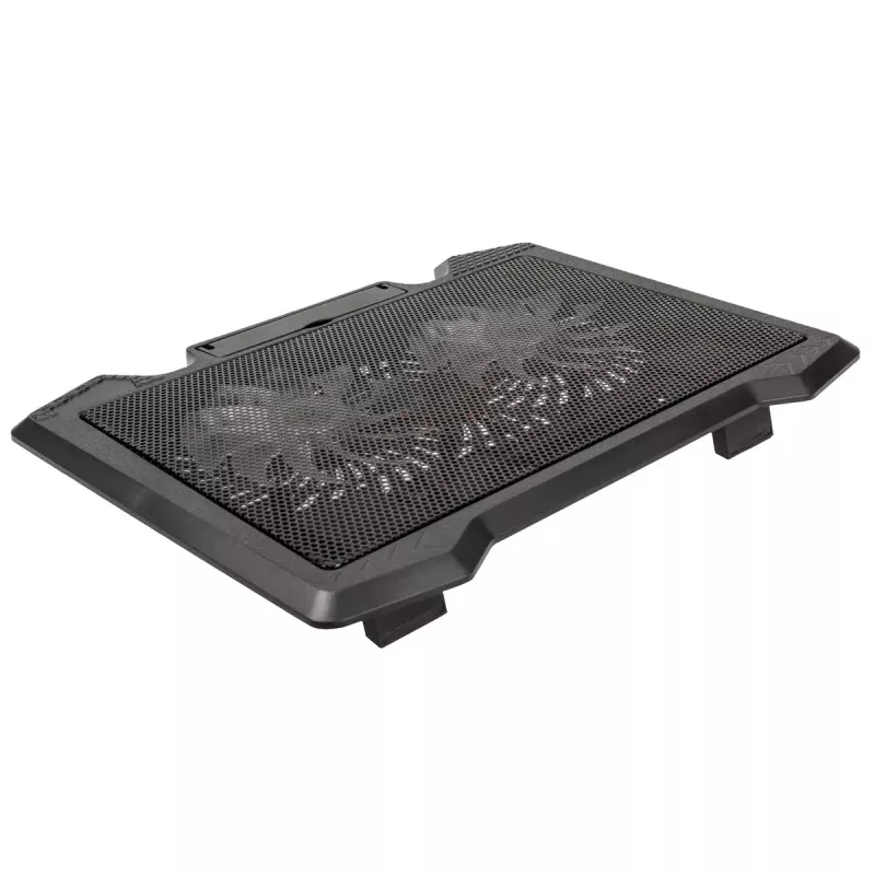 Laptop cooling pad Kolink KL-N200 for up to 39.6 cm (15.6 inch) laptops, 2 fans 140 mm, USB powered, black
