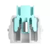 Keyboard switches GLORIOUS Lynx HE — 36-piece polycarbonate cyan translucent set, compatible with GMMK 3 HE