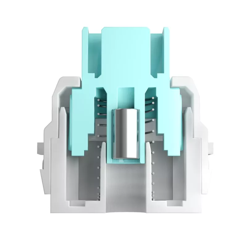 Keyboard switches GLORIOUS Lynx HE — 36-piece polycarbonate cyan translucent set, compatible with GMMK 3 HE