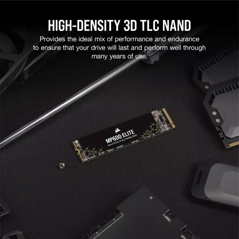 CORSAIR SSD - 1TB - M.2 PCI-E MP600 Elite GEN4 x4 NVMe 1.4