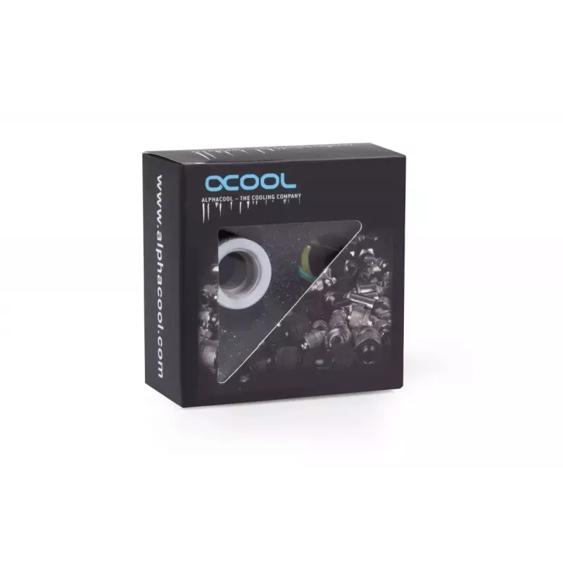 Mounting kit Alphacool Eiszapfen extension G1/4 outer thread to G1/4 inner thread white