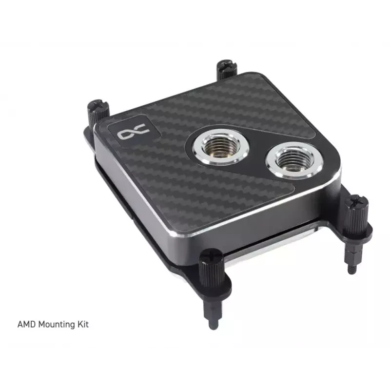 Water block Alphacool Core 1 Carbon Brass Copper Nickel Black 72mm