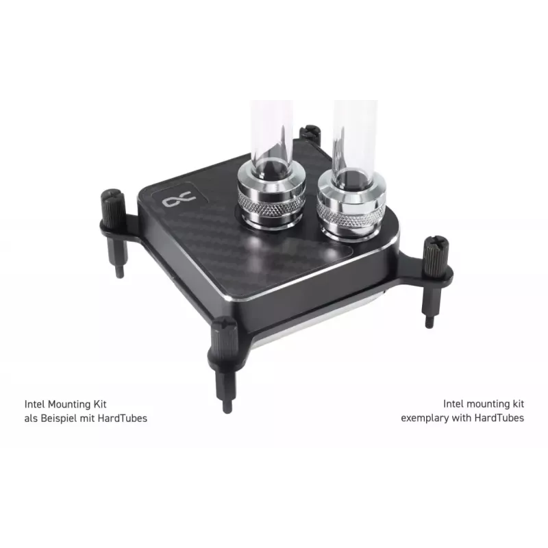 Water block Alphacool Core 1 Carbon Brass Copper Nickel Black 72mm