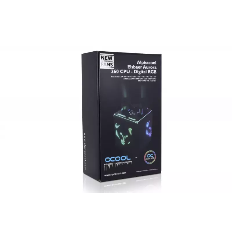Air cooler Alphacool 11999 12 cm Black 118.9 m³/h 3.17 mmH2O
