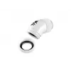 BitsPower BP-DWE45RML liquid cooling accessory — brass nickel white, 1/4 inch thread