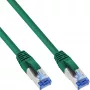 InLine Patch Cable S/FTP PiMF Cat.6A halogen free 500MHz green 1.5m
