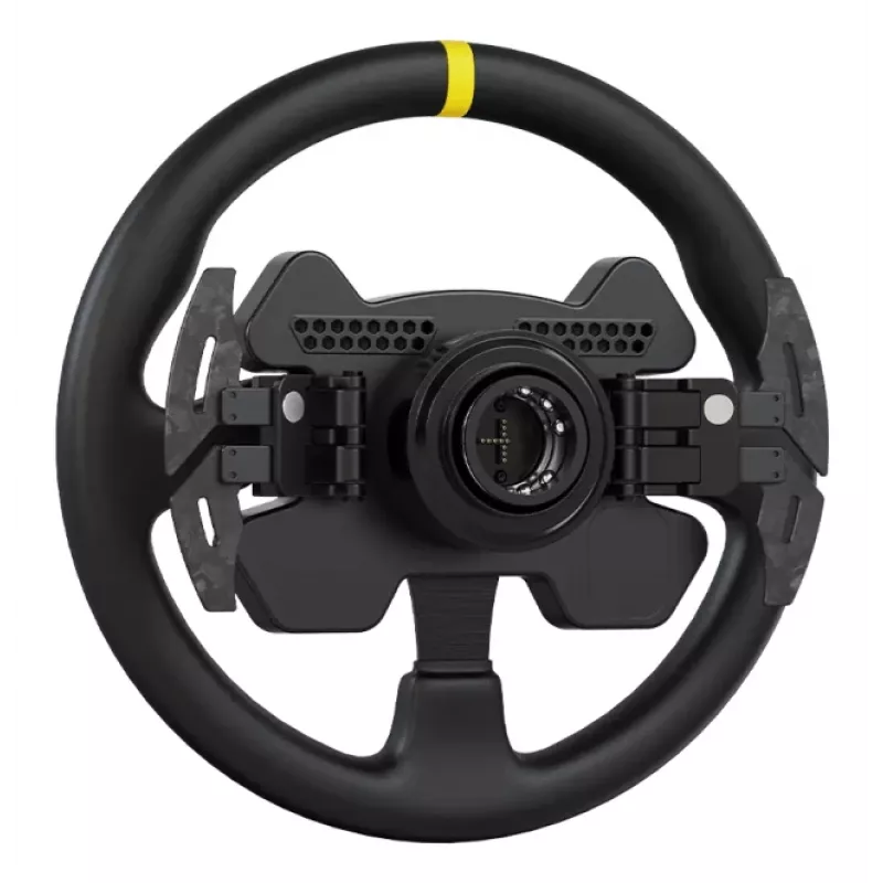 Moza Racing RS V2 steering Wheel, Steering wheel, PC, Multi, Wired & Wireless, Black, Carbon fibre, Leather
