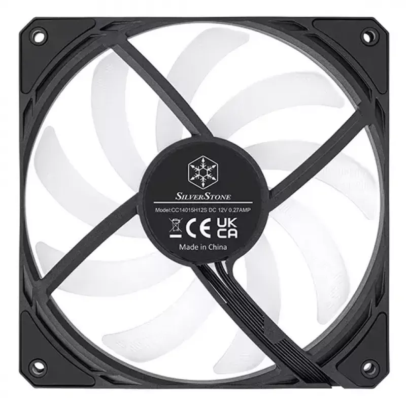 Fan Silverstone SST-AS140B-ARGB 14 cm 1700 RPM 33 dB Black