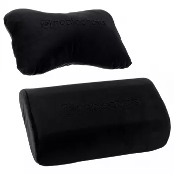 Cushion set noblechairs NBL-SP-PST-002 — 2-piece black seat and lumbar cushions