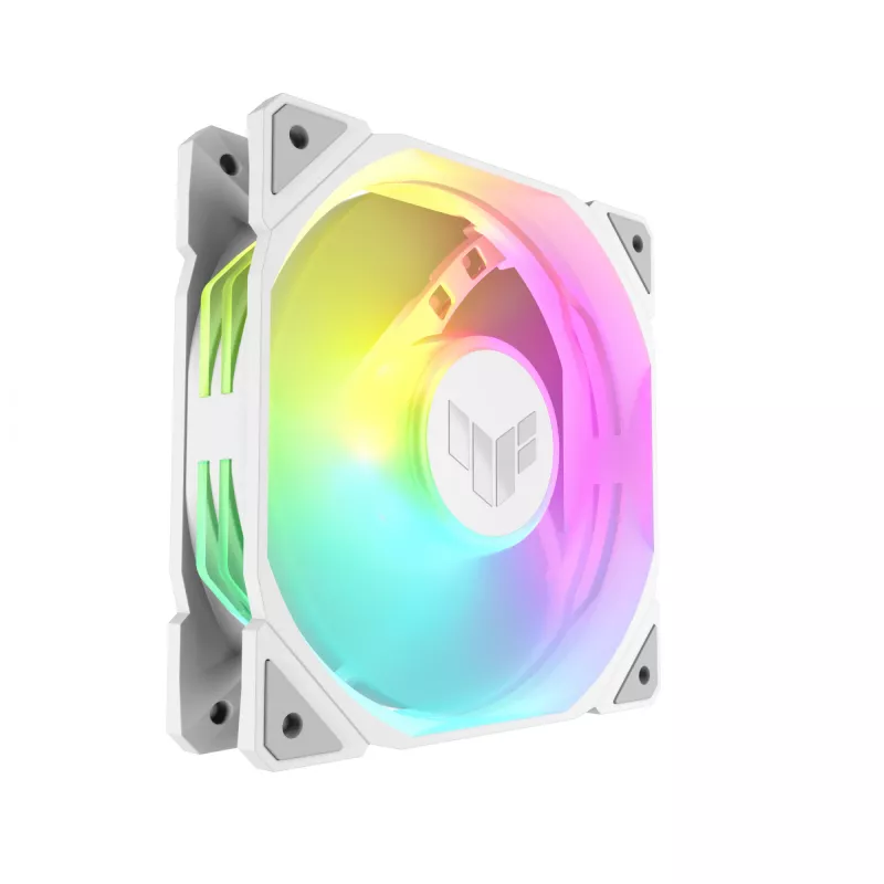 Air cooler ASUS TUF GAMING TR120 ARGB REVERSE 120 mm 2000 RPM White, hydraulic bearing, 76.3 CFM