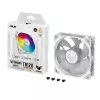 Air cooler ASUS TUF GAMING TR120 ARGB REVERSE 120 mm 2000 RPM White, hydraulic bearing, 76.3 CFM