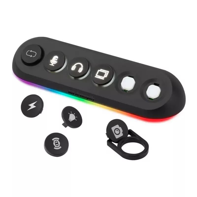 Streamplify HUB DECK 5 Black USB 2.0 USB 3.0 24W 1.8m