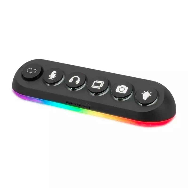 Streamplify HUB DECK 5 Black USB 2.0 USB 3.0 24W 1.8m